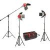 Discount LadyBug 1500 LED 3-Light Kit with Boom Arm Led Lights & Kits
