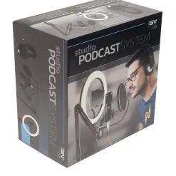 Online Studio Podcast System (LED Ring Light, Microphone, Boom Stand, Headphones) Led Ring Lights
