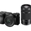 Sale Alpha a6100 Mirrorless Digital Camera with 16-50mm II and 55-210mm Lenses (Black) Mirrorless
