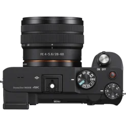 Online Alpha a7C Mirrorless Digital Camera with 28-60mm Lens (Black) and ECM-W2BT Camera-Mount Digital Bluetooth Wireless Microphone System Mirrorless