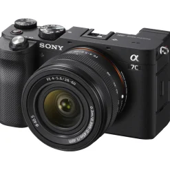 Online Alpha a7C Mirrorless Digital Camera with 28-60mm Lens (Black) and ECM-W2BT Camera-Mount Digital Bluetooth Wireless Microphone System Mirrorless