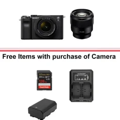 Best Alpha a7C Mirrorless Digital Camera with 28-60mm Lens (Black) and FE 85mm f/1.8 Lens Mirrorless