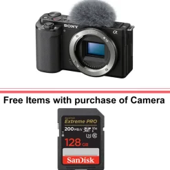 Sale Alpha ZV-E10 Mirrorless Digital Camera Body (Black) Mirrorless