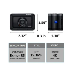 Hot Cyber-shot DSC-RX0 II Digital Camera Action Cameras