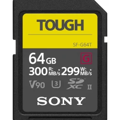 Discount 64GB SF-G Tough Series UHS-II SDXC Memory Card Memory Cards|Memory Cards