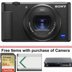 New ZV-1 Digital Camera (Black) Point & Shoot