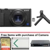 Fashion ZV-1 Digital Camera (Black) with Vloggers Accessory Kit (ACC-VC1) Point & Shoot