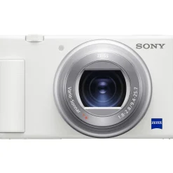 Clearance ZV-1 Digital Camera (White) Point & Shoot