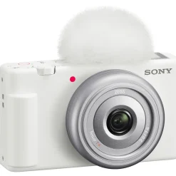 Outlet ZV-1F Vlogging Camera (White) with Vlogger's Accessory KIT (ACC-VC1) Point & Shoot