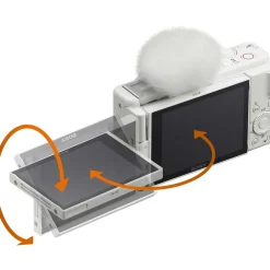 Sale ZV-1F Vlogging Camera (White) Point & Shoot