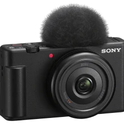Best ZV-1F Vlogging Camera (Black) with Vlogger's Accessory KIT (ACC-VC1) Point & Shoot
