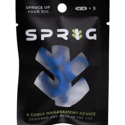 New Big Cable Management Device for 3/8 in.-16 Threaded Holes (Blue, 3-Pack) Camera Support Accessories