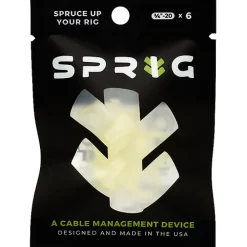 Hot Cable Management Device for 1/4 in.-20 Threaded Holes (6-Pack, Glow in the Dark) Camera Support Accessories