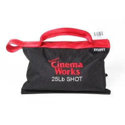 Hot Cinema Works 25 lb Shot Bag (Black with Red Handle) Sand & Weight Bags