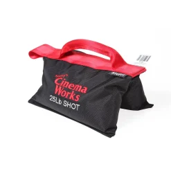 Hot Cinema Works 25 lb Shot Bag (Black with Red Handle) Sand & Weight Bags