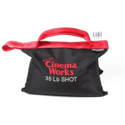 Best Cinema Works 35 lb Shot Bag (Black with Red Handle) Sand & Weight Bags