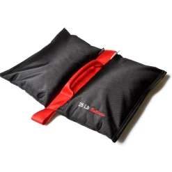 Sale Sandbag 25 lb (Black with Red Handle) Sand & Weight Bags