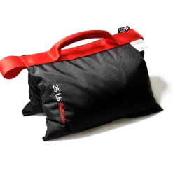 Sale Sandbag 25 lb (Black with Red Handle) Sand & Weight Bags