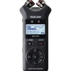 Online DR-07X 2-Input / 2-Track Portable Audio Recorder with Onboard Adjustable Stereo Microphone Digital Audio Recorders