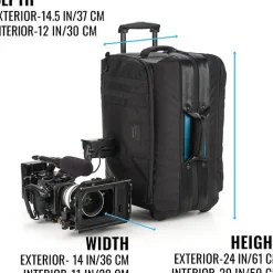 Online Cineluxe V2 Roller 24 (Black, 43L) Hard Cases & Large Bags