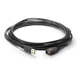 Outlet 15 Ft. TetherPro USB 2.0 Male to Female Passive Extension Cable (Black) Cables