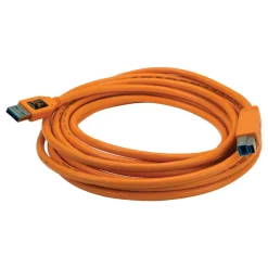 Online Pro SuperSpeed USB 3.0 Male A to Male B 15 ft. Cable (Orange) Cables