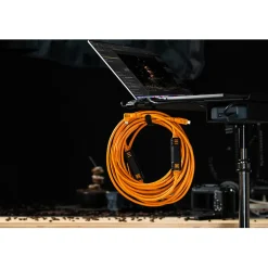 Hot TetherPro Optima USB-C Cable (31 ft., High-Visibility Orange, Right-Angle) Cables