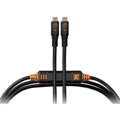 Clearance TetherPro Optima USB-C Cable (15 ft., Non-Reflective Black) Cables