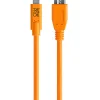 Hot TetherPro USB Type-C Male to Micro-USB 3.0 Type-B Male Cable (15 ft., Orange) Cables