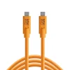 Best TetherPro USB Type-C Male to USB Type-C Male Cable (15 ft., Orange) Cables