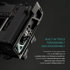 Online Cage Lightweight Kit for Fujifilm GFX100 II (Black) Camera Support Systems