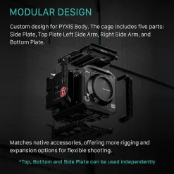 Hot Full Cage for Blackmagic PYXIS 6K Camera Support Systems