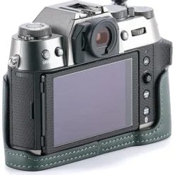 Hot Leather Camera Case for Fujifilm X-T50 (Green) Camera Bags