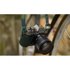 Hot Leather Camera Case for Fujifilm X-T50 (Green) Camera Bags