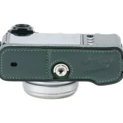 Clearance Leather Camera Case for Fujifilm X100VI (Green) Camera Bags