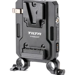 Outlet Mini PD V-Mount Battery Plate (Black) Batteries & Power