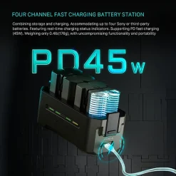 Online Portable Charging Station for NP-FZ100 Batteries Batteries & Power