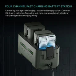 Clearance Portable Charging Station for LP-E6 Batteries Batteries & Power