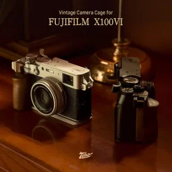 Clearance Vintage Cage Base Kit for Fujifilm X100VI (Black) Camera Support Systems
