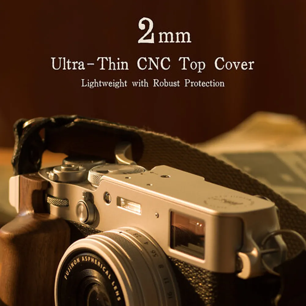 Sale Vintage Cage Base Kit for Fujifilm X100VI (Silver) Camera Support Systems