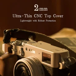 Online Vintage Cage Travel Kit for Fujifilm X100VI (Silver) Camera Support Systems