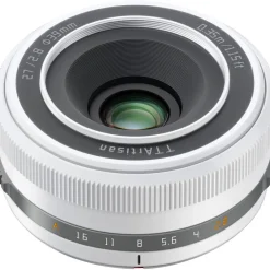 Fashion 27mm f/2.8 Lens (Fujifilm X, Polar White) Normal Lenses