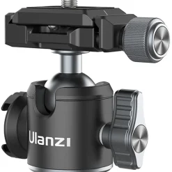 New U-80L Side Cold Shoe Mount Ball Head with Arca-Type Quick Release Tripod Heads