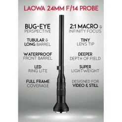 Best Laowa 24mm f/14 Probe Lens for Sony E Macro Lenses