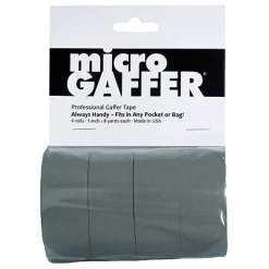 Clearance Microgaffer Tape 1 in x 8yd (4Pk) - Grey Tape