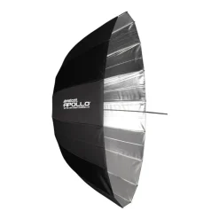 Outlet 53 In. Apollo Deep Umbrella (Silver) Lighting Umbrellas