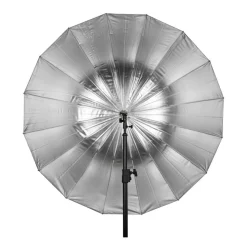 Outlet 53 In. Apollo Deep Umbrella (Silver) Lighting Umbrellas
