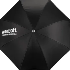 Fashion 24 in. Deep Silver Bounce Umbrella Lighting Umbrellas