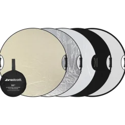 Online 30 in. Illuminator QuickGrip 5-in-1 Reflector Collapsible Reflectors