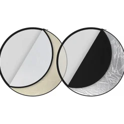 Fashion 20 in. Illuminator Collapsible 5-in-1 Reflector Collapsible Reflectors